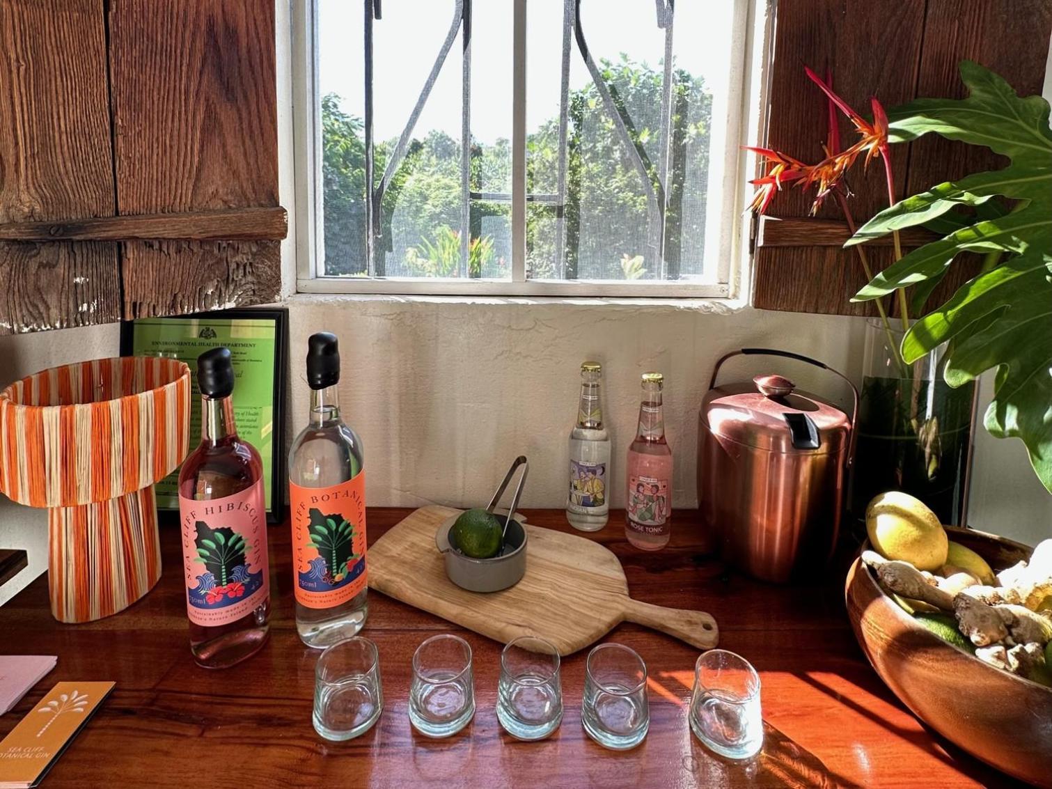 Sea Cliff Eco-Cottages & Gin Distillery Calibishie Bagian luar foto
